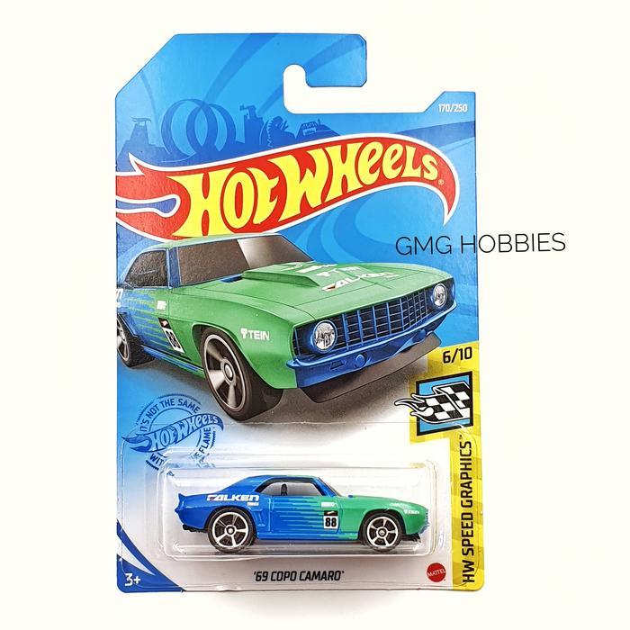 J 2021 '69 COPO CAMARO FALKEN SPEED HOTWHEELS HOT WHEELS DIECAST MOBIL