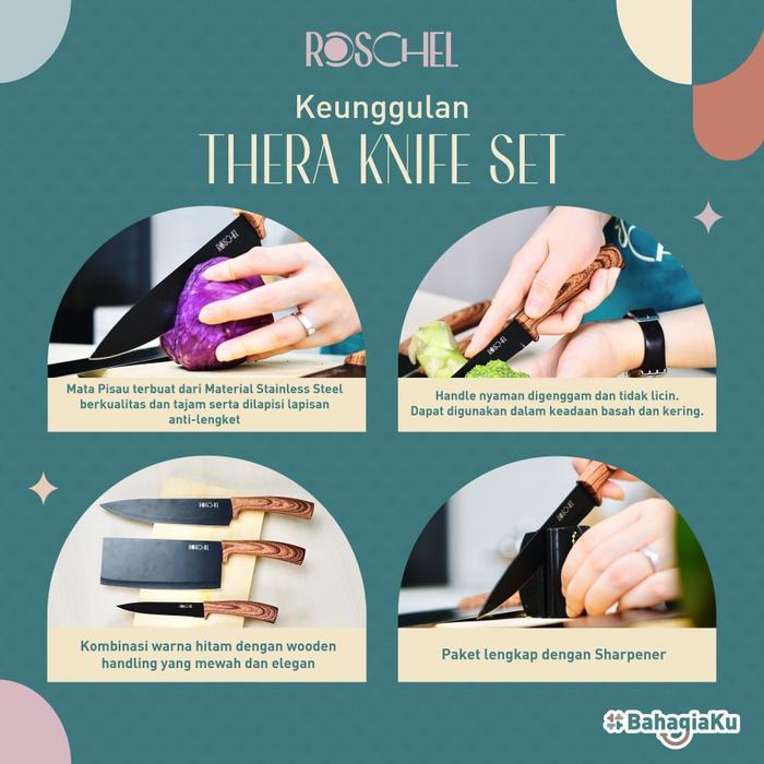 ROSCHEL THERA Pisau Dapur 6 Pcs Set