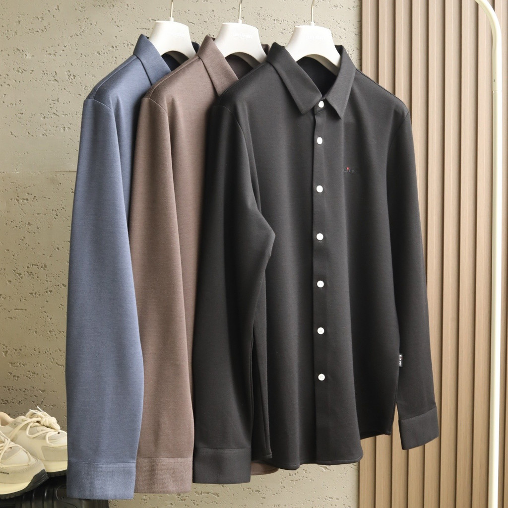 Kiton old money style early autumn new solid color business casual fashion versatile men's