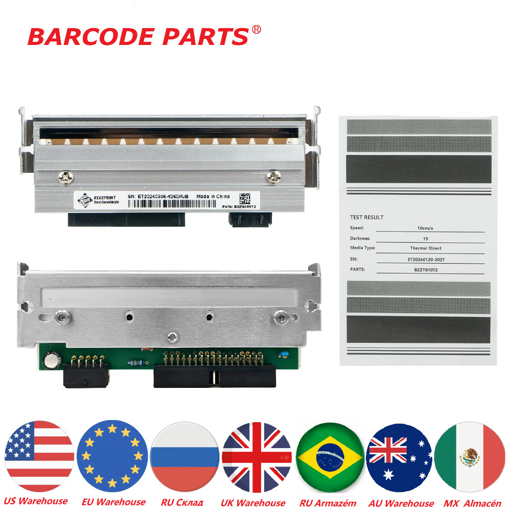 Brand New 203DPI Thermal Printhead for Zebra ZM400 Barcode Printer,79800M