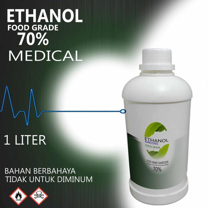 Sedia Etanol 1 Liter Food Grade 70% alkohol