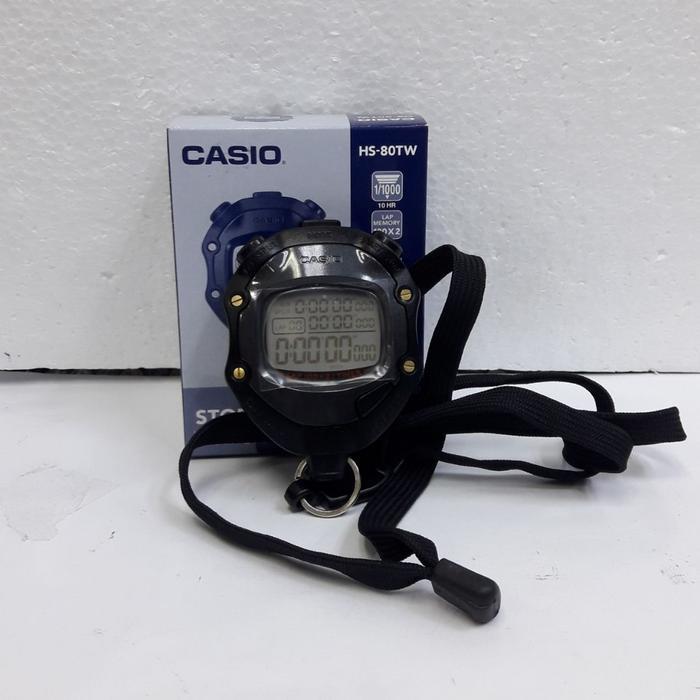 BISA GRAB CASIO STOPWATCH CASIO HS 80TW ORIGINAL