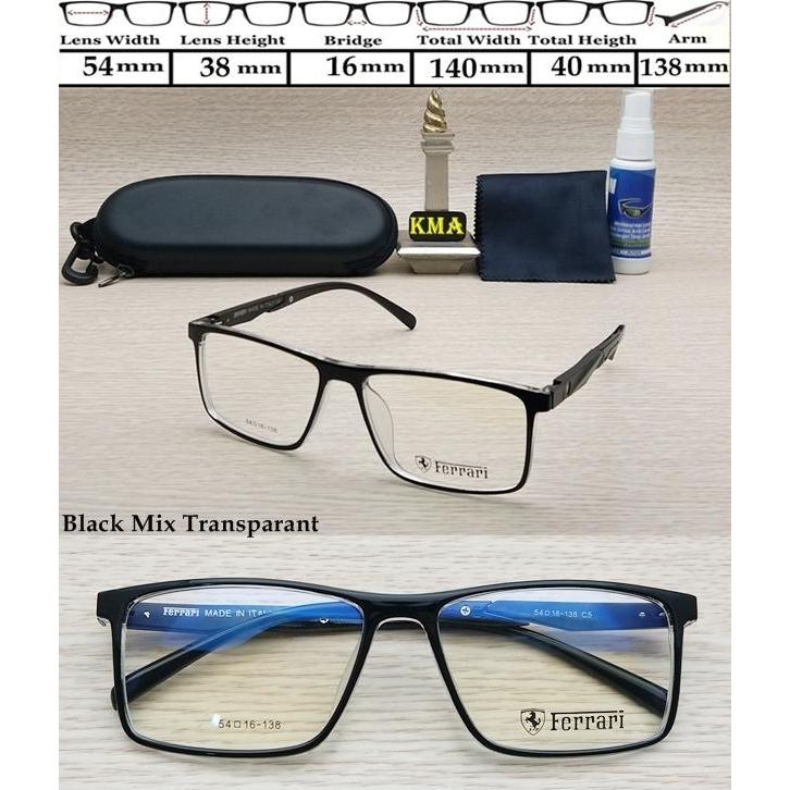 Frame kacamata minus FERRARI RACE frame FERRARI sport frame kotak new