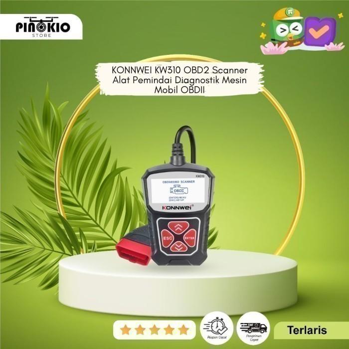 Konnwei Kw310 Obd2 Scanner Alat Pemindai Diagnostik Mesin Mobil Obdii