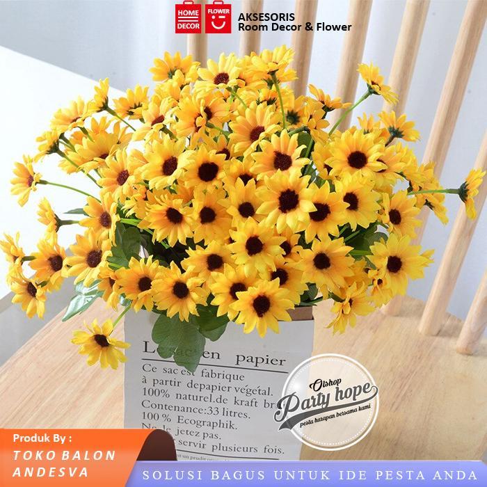 Bunga Matahari / Bunga Plastik Tanaman Artifical Hiasan Bunga Matahari