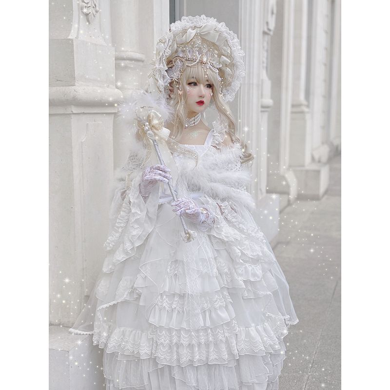 Lolita Strap Skirt Jsk Vestidos Fairy Japanese Kawaii Cuteore Dark Academia Victorian Cosplay