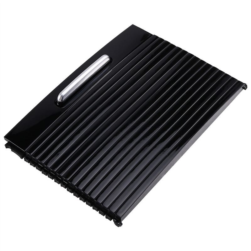 Auto Cups Holder Slide Roller Blind For Lincoln Mkx 15-18 Armrest Box Roller Blind Water Cup Holder