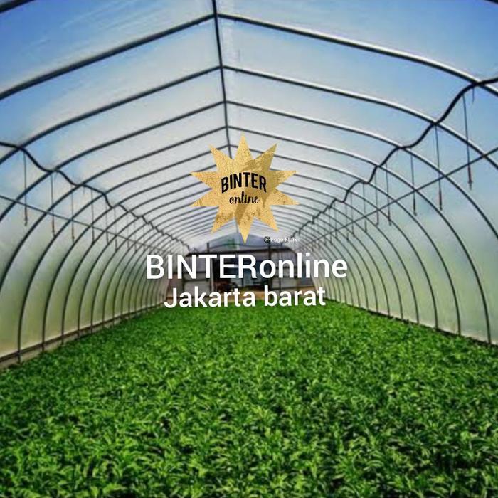 NEWW kasa hijau putih insect net lebar 2 meter