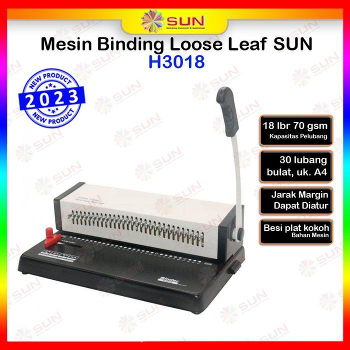 Mesin Binder Pelubang Kertas Loose Leaf Binding