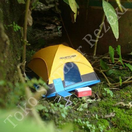 Figure Dome Tent Camping Papercraft Tenda Paper Craft Diorama Kemah