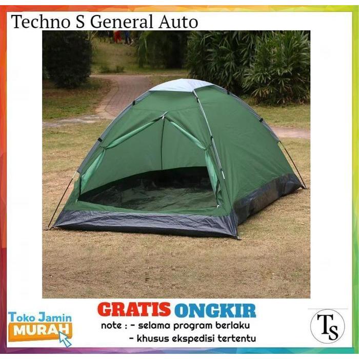 Dome Tenda Camping Lipat Dewasa Waterproof Tenda Kemah Outdoor Arizone