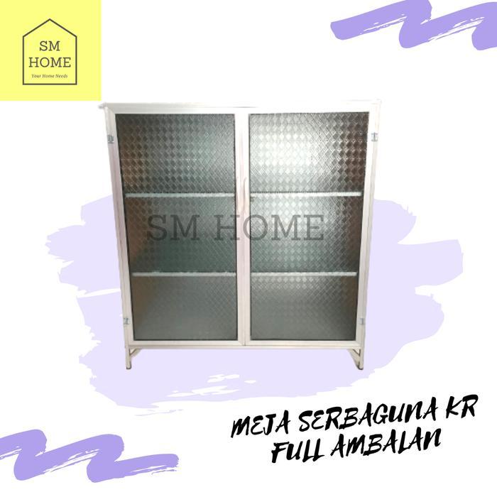 RAK KABINET DAPUR MEJA SERBAGUNA RAK MICROWAVE RAK PENYIMPANAN KERAMIK