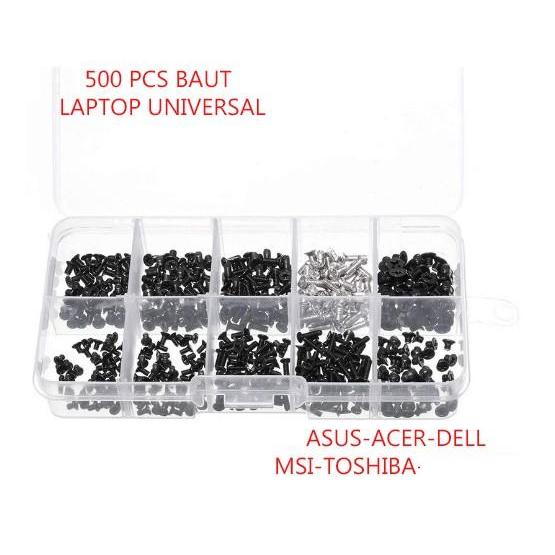 500PCS BAUT LAPTOP ACER ASUS LENOV MSI TOSHIBA DELL SCREWS NOTEBOOK