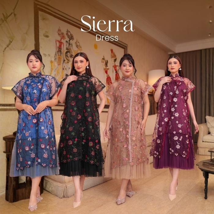 [] Sierra Dress by Miss Nomi - Dress Kondangan Dress Pesta Dress Brukat I Dress Graduation Dress