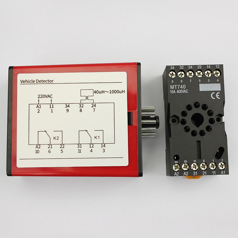 Single Channel Vehicle inductive loop detector Single Channel Sensor DC12V DC24V AC220V AC110V