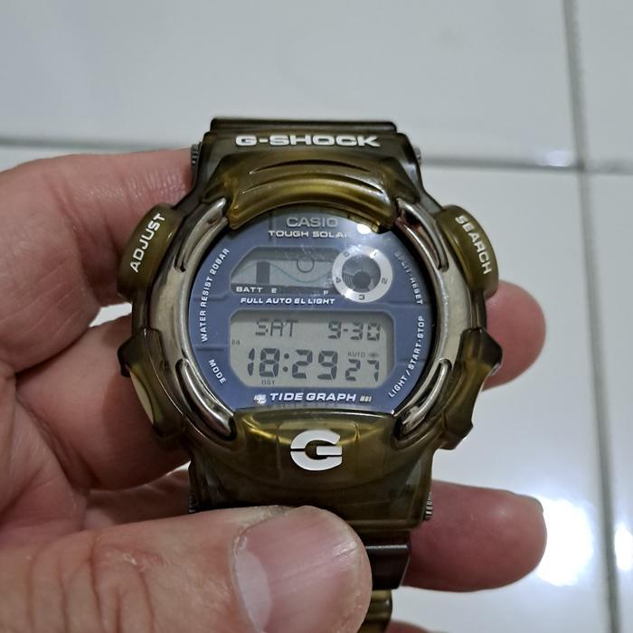 GSHOCK VINTAGE DW-9700K BACK CASE TITANIUM ORIGINAL GULFMAN ORIGINAL PASSSS