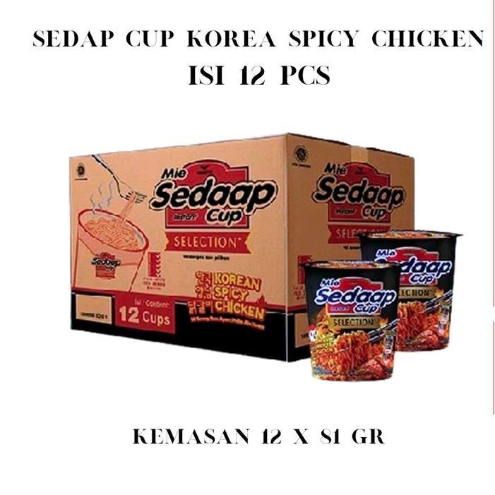 Sedia SEDAAP CUP 1 dus KOREAN SPICY CHICKEN