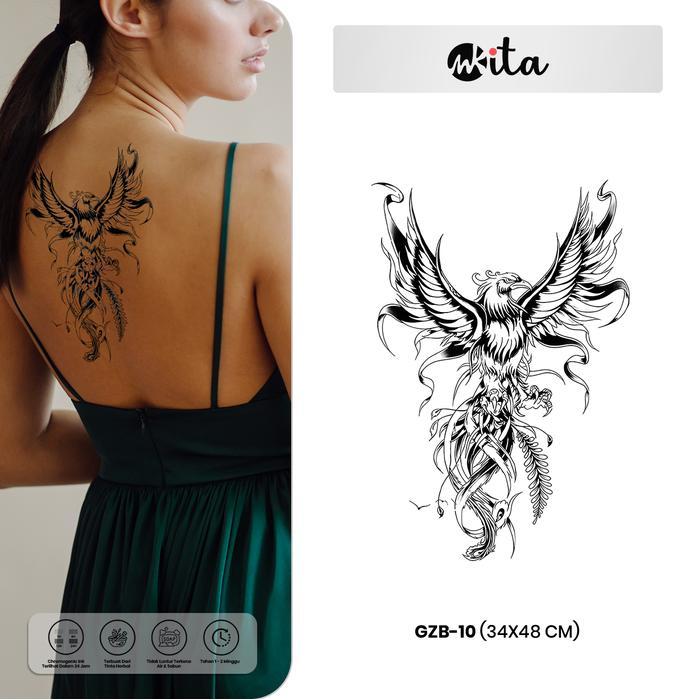 BEST SELLER TATO TEMPORER PREMIUM TATTO FULL PUNGGUNG SEMI PERMANEN TATTOO FRUITINK FULL BACK TATOO