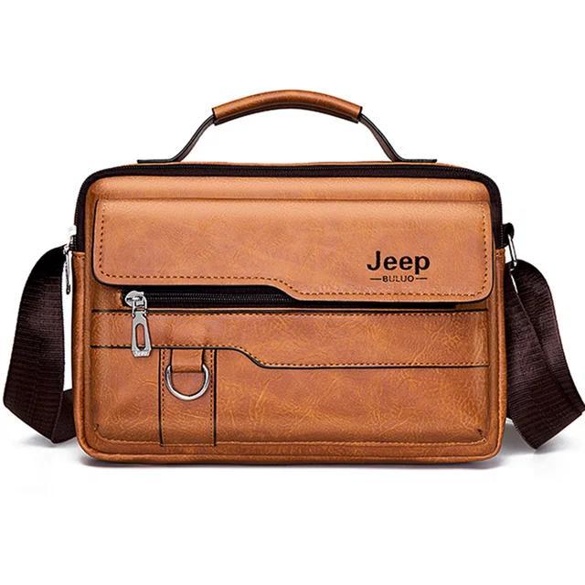 Tas Selempang Pria Tas Selempang Kulit Pria Original Jeep Anti Air Waterproof Premium Leather Pu