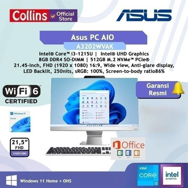 Asus PC AIO PC Desktop All In One A3202WVAK i5 1335 8GB 512GB 21.5" FHD W11 OHS
