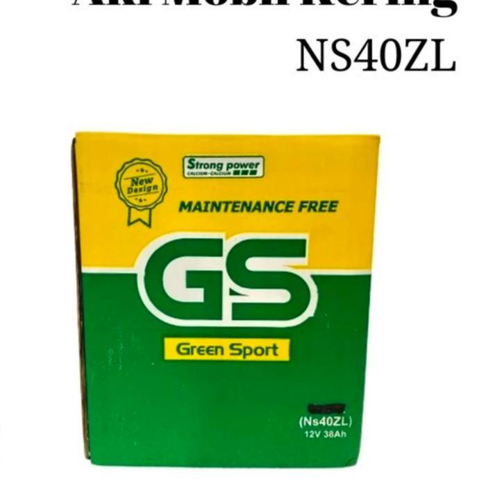 Aki Mobil Honda Brio Ns 40 Zl (30B20L)Gs Gold Shine Accu Mf