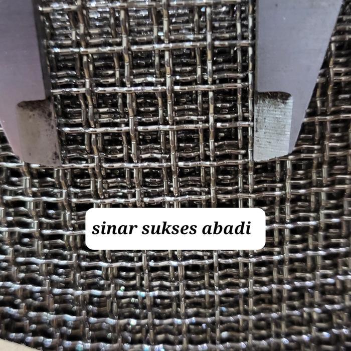 wire mesh sus 304, mesh 5 x kawat 0.73 mm ( lubang 4.35 mm )