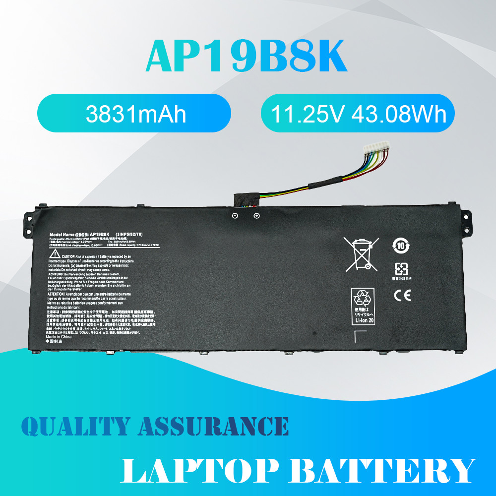 AP19B8K Laptop Battery for ACER Aspire A314 A315 A317 A315-23 A315-58 A317-52 A317-53 Series 11.25V