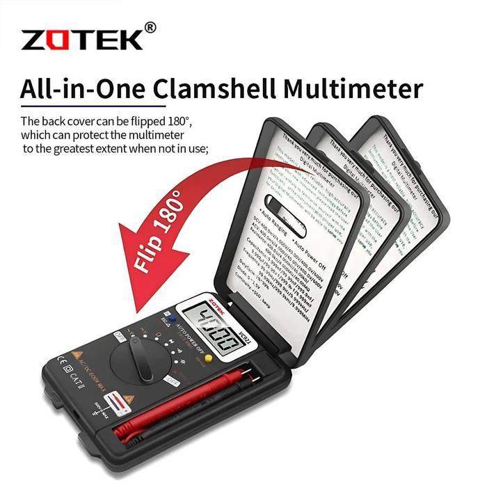 Murah Multitester Digital Zotek Vc921 Original / Avometer Digital Zotek Vc921