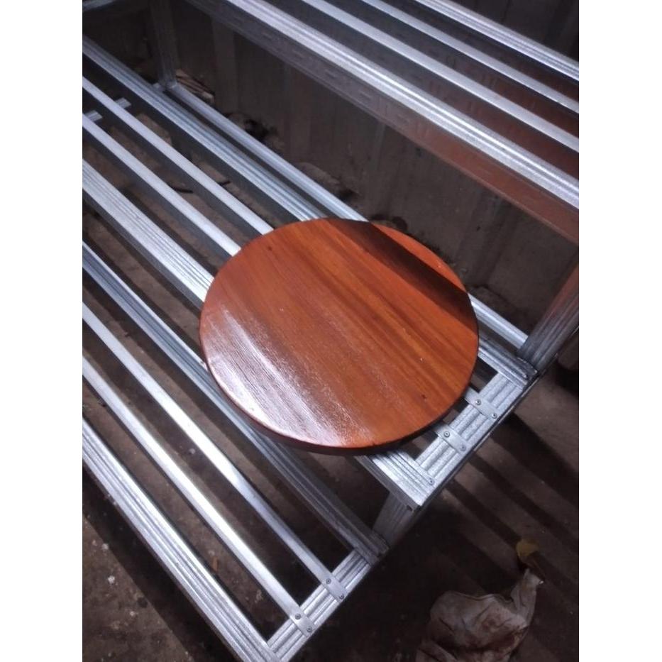 1 Set Meja Kursi Cafe/Bangku Cafe/Meja Cafe/Kursi Cafe/Meja Murah Besi Kayu