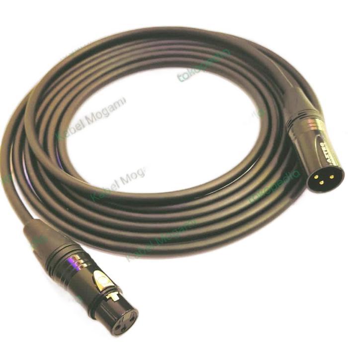 Mogami Kabel Mic 2447 Original Japan Low Noise Jack Xlr Male To Xlr Female Aztec Gold Kabel Mic Jack