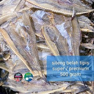 ikan asin siteng belah tawar / jambrong tipis ( premium ) 500gram