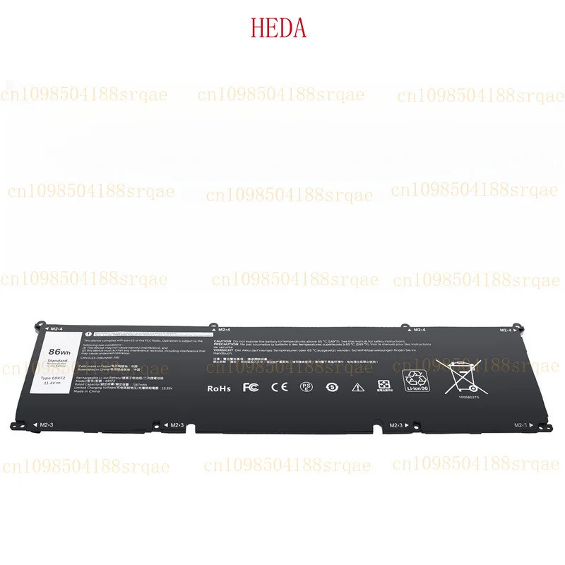 DVG8M 70N2F 0M59JH for Dell G15 5510 9510 9520 Alienware M15 R3