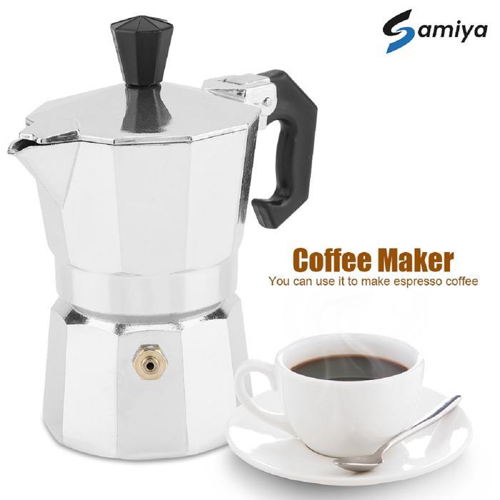 Moka pot coffee maker 6cup / moka pot maker 6 cup / coffee pot / kopi maker