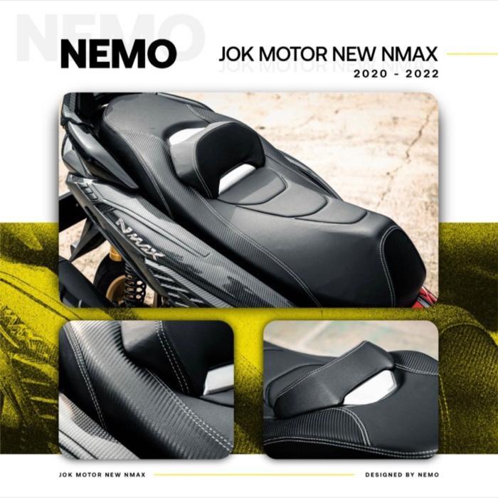 Jok Belakang Merek Nemo New Nmax 2020 2021 2023 Set Carbon