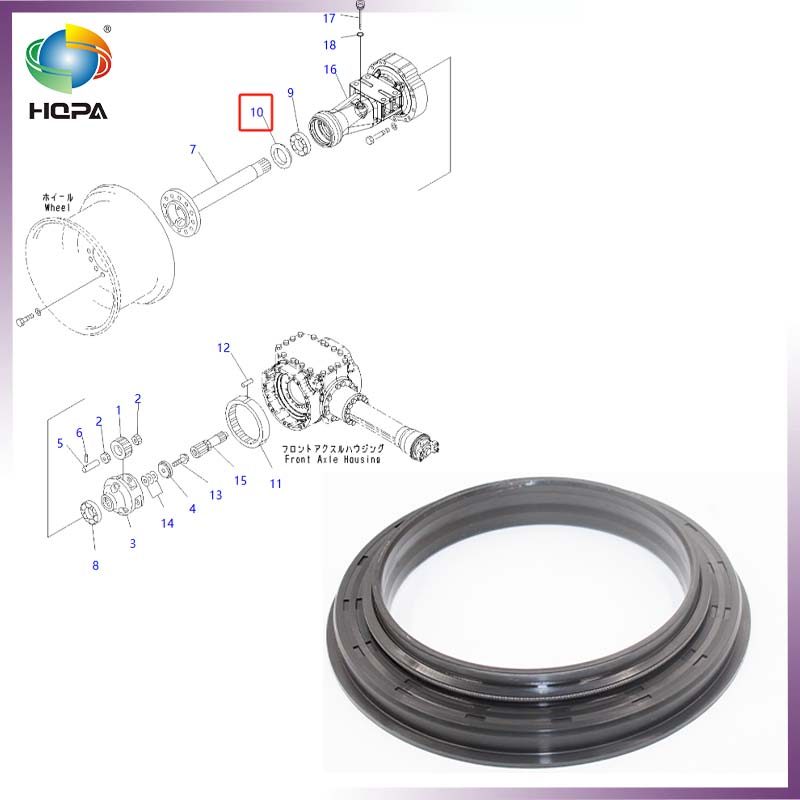418-22-12460 4182212460 SEAL FOR KOMATSU WHEEL LOADER WA200PZ-6 WA200-6 WA200-1 WA200-3?A200-5