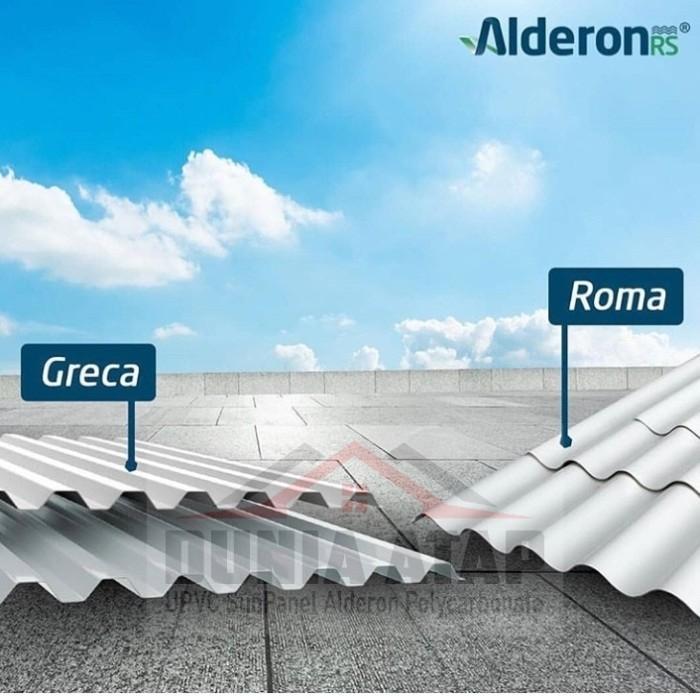 "New" Alderon RS Roma Panjang 6 Meter - uPVC Single Layer White