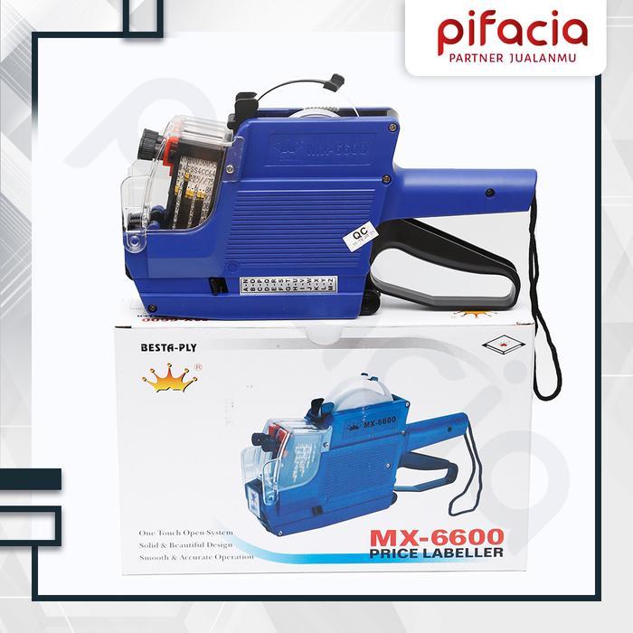 Mesin Alat Label 2 Baris Angka-Angka MX 6600