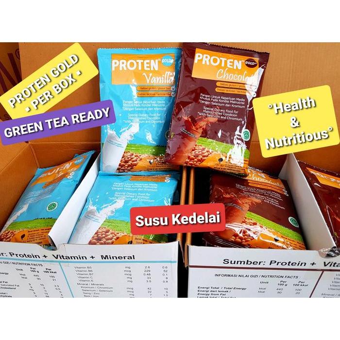 Termurah Susu Proten Gold Aneka Rasa Susu Kedelai Tinggi Protein