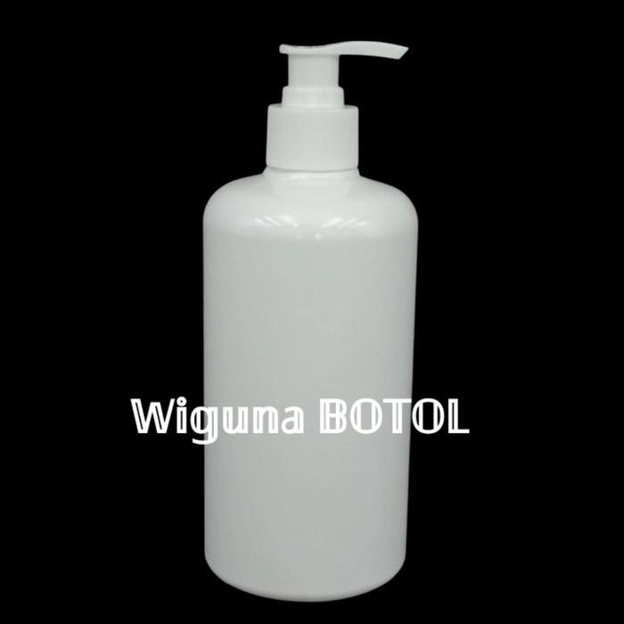 Botol pump 500 ML / Botol PET 500ml tutup pump putih