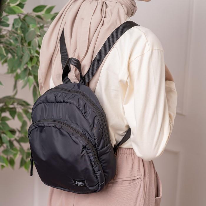 Top Flashy Tas Ransel Mini Wanita Losilla Hitam