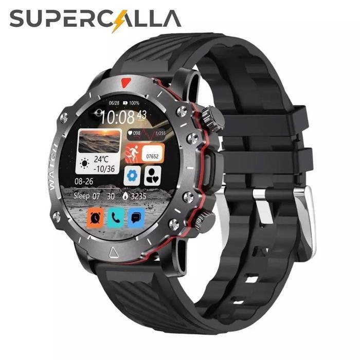 Supercalla LG78 PRO Smartwatch IP68 Waterproof Blood Oxygen Body Temperature sport Smart Watch -