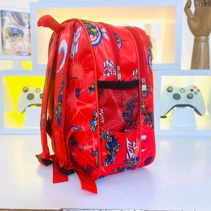 Sedia [YumnaHanaBags] Tas Ransel lampu LED 3D timbul Karakter spiderman anak sekolah laki laki PAUD