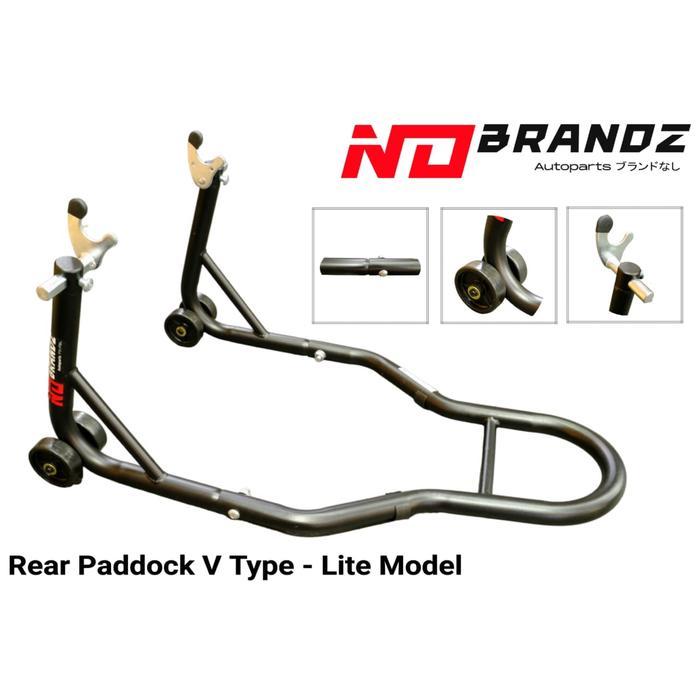 Standar Paddock Belakang No Brandz LITE Jalu Type V dan L