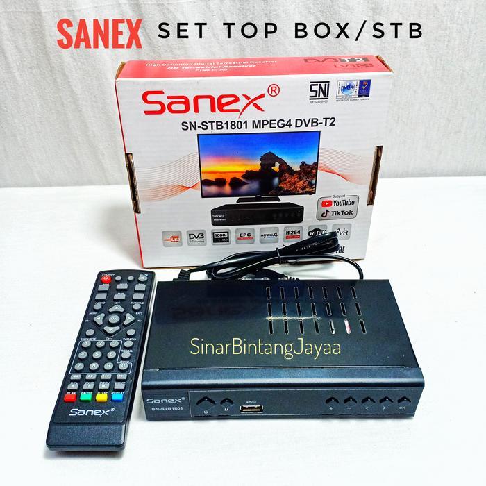 Sanex Set Top Box Digital Tv Dvb T2 Stb Tv Digital Set Box Receiver