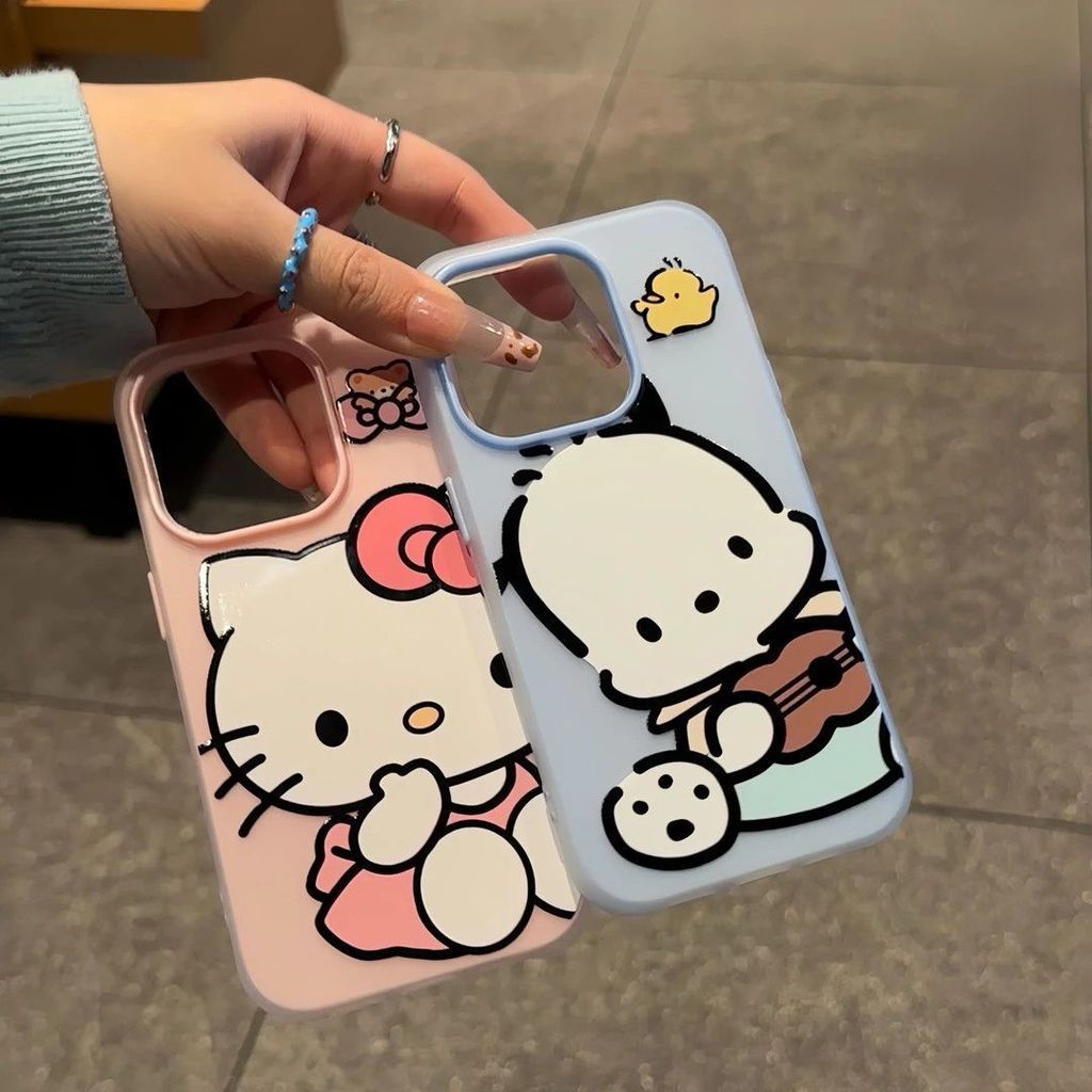 Lucu 2 In 1 Sanrio Case Iphone 17 Pro Max 16 Pro Max 13 11 15 14 16 Plus 12 Pro Case