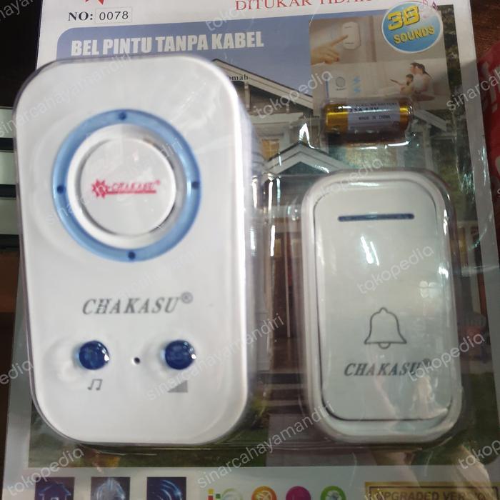 BEL PINTU TANPA KABEL / WIRELESS DOORBELL HATTASU