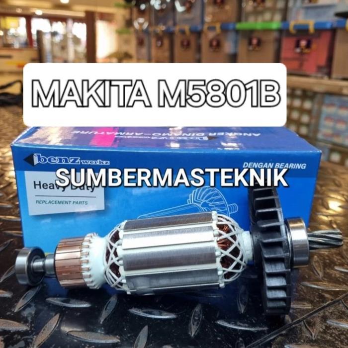 Armature Makita M5801 B Angker Mesin Circle 7" Makita M 5801B Makita 5801 Benz