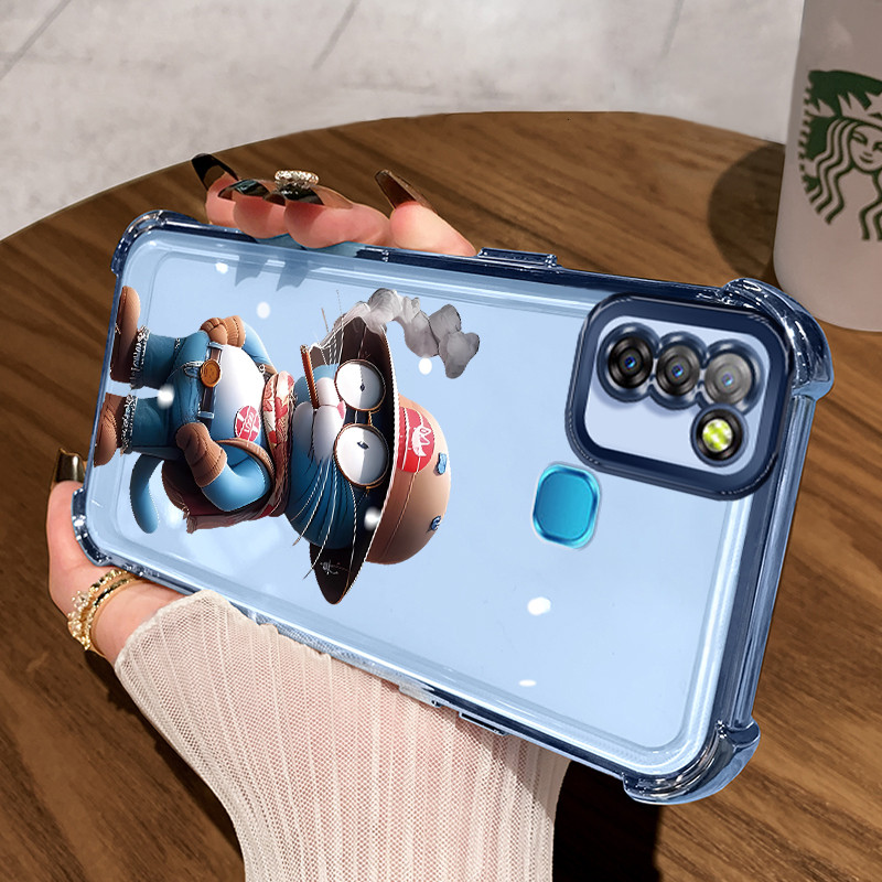 Casing Hp untuk Infinix Smart 5 Smart 6 Ram 3 Case Casing Merokok Anime pola Cesing HP Kesing empat 