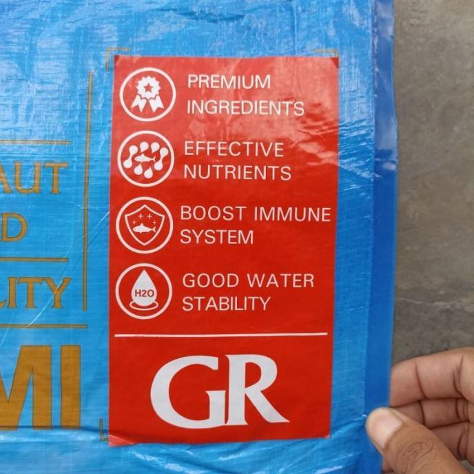 MEGAMI GR 1Kg Pakan Pelet Ikan Kerapu Ikan Ikan Predator Protein 48%