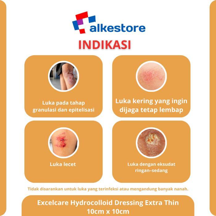 Sedia EXELCARE Hydrocolloid Dressing Extra Thin 10x10